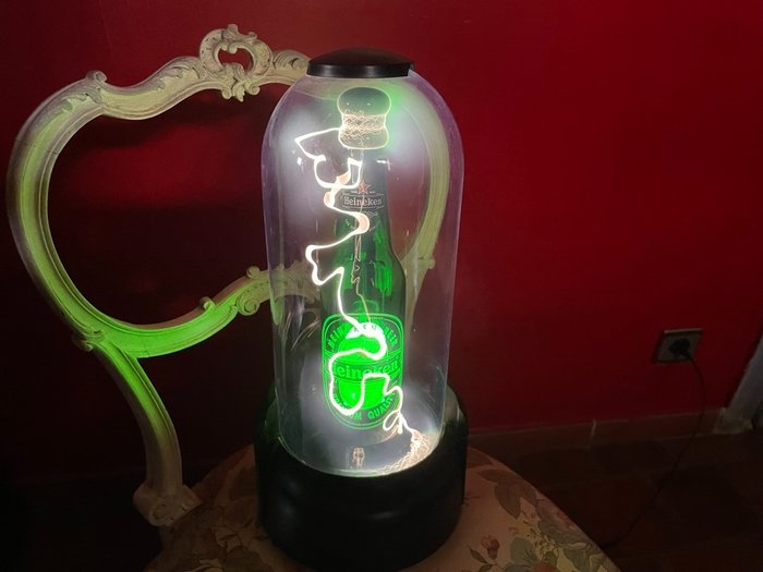 Heineken Bier - Plasma Lamp - Bar (1) - Glas, Plastik