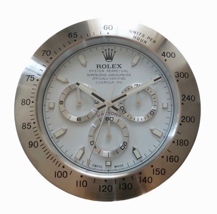 Wall clock - Rolex Oyster Perpetual dealer display - Glass, Steel - 2020+