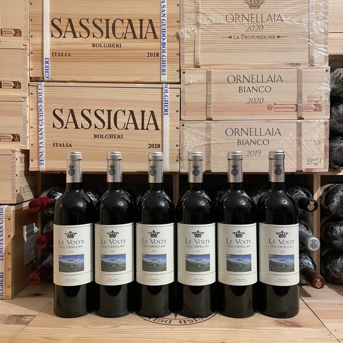 2022 Ornellaia, Le Volte dell’Ornellaia - Toscana IGT - 6 Flaschen (0,75 l)