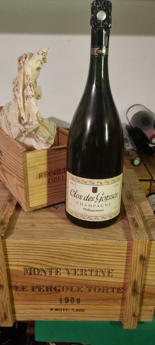 1990 Philipponnat, Clos des Goisses - Șampanie - 1 Magnum (1,5 L)