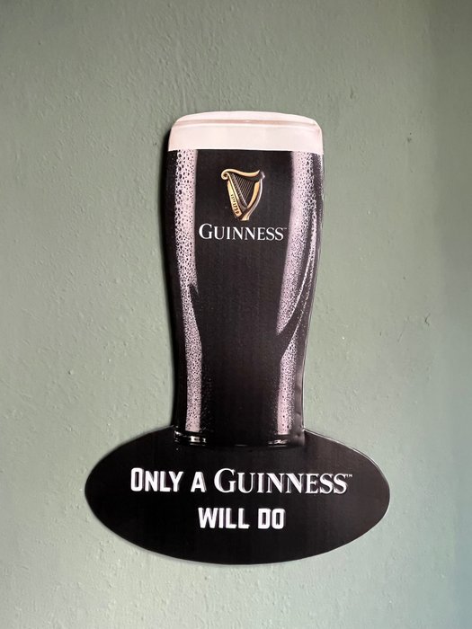 Guinness - Werbeschild (1) - Metall