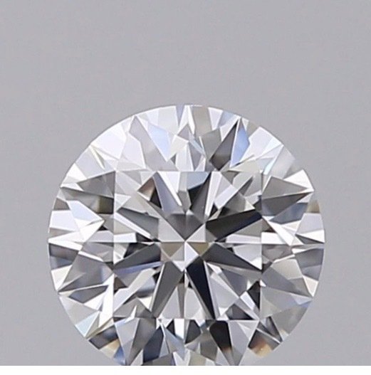 1 pcs Diamant - 0.19 ct - Brillant - D (incolore) - VVS2