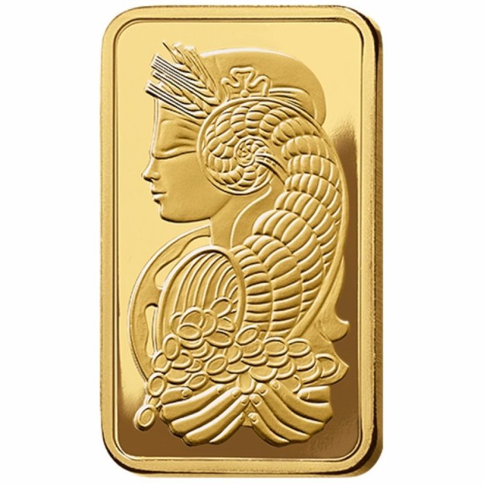 1 Troy Ounce, Switzerland - Gold .999 - 1 oz 9999 Gold Bar PAMP Suisse Lady Fortuna (In Assay) - Versiegelt