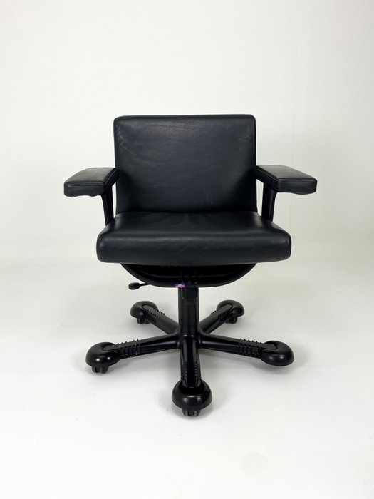 Molteni - Afra & Tobia Scarpa - Mix - 扶手椅子 - 混合 - 皮革, 铝