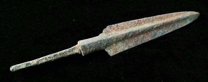 Âge du bronze Bronze Grande pointe de flèche - 20 mm  (Sans Prix de Réserve)