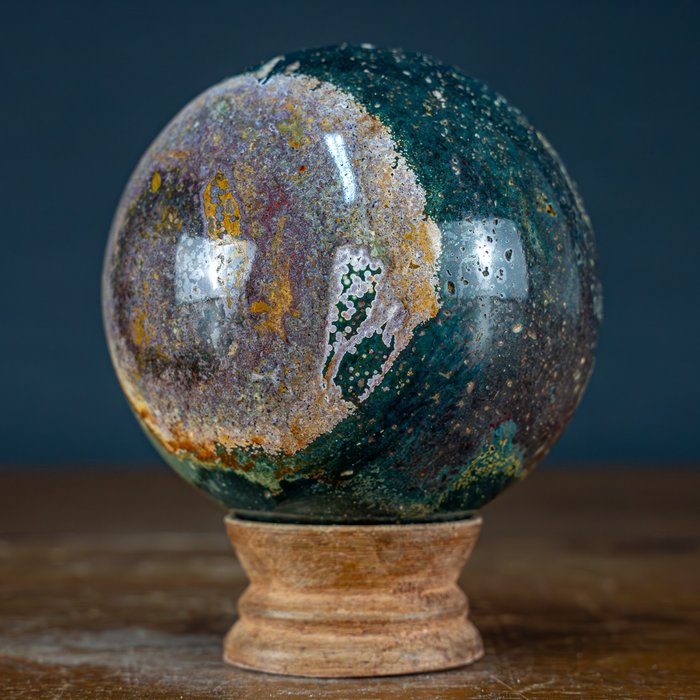 Natural Very Rare Color Jasper - Agate Sphere- 826.91 g