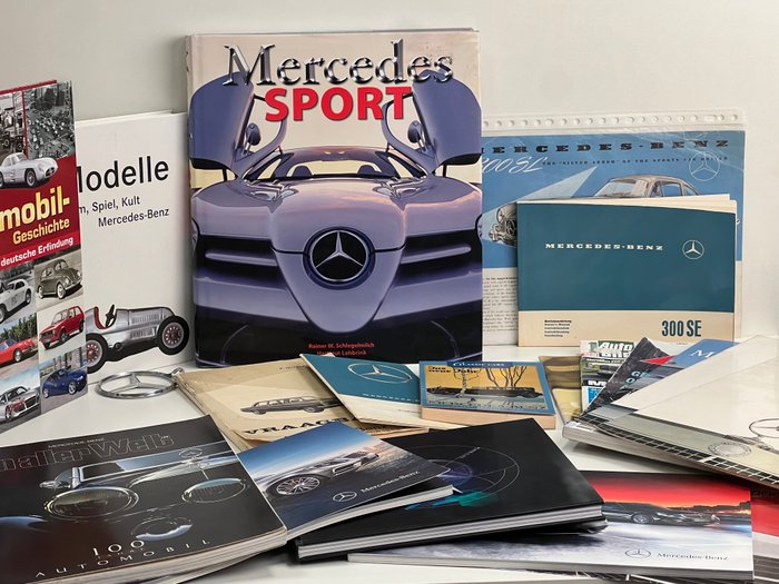 SOMENTE MERCEDES: Boeken, revistas e pastas - Mercedes-Benz - Van 300SL tot S600