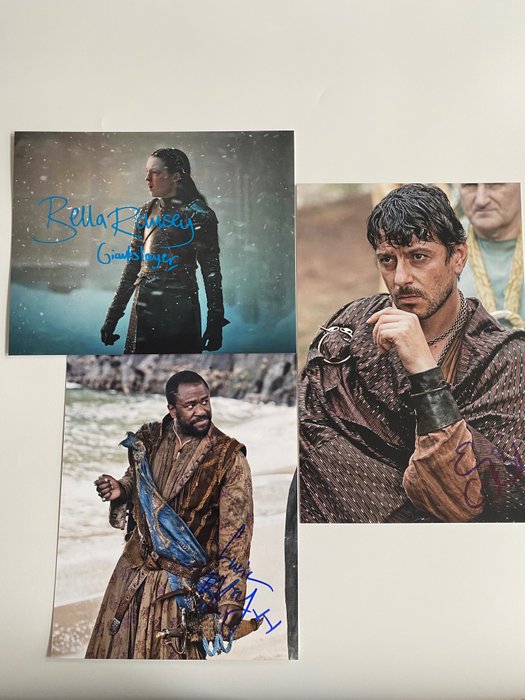 Game of Thrones - Signed by Bella Ramsey, Enzo Cilenti, Lucian Msamati