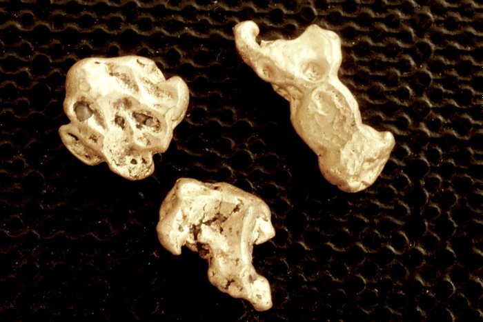 Gold Natürlich, Goldnugget aus Mauretanien (Goldnugget)- 1.04 g - (3)