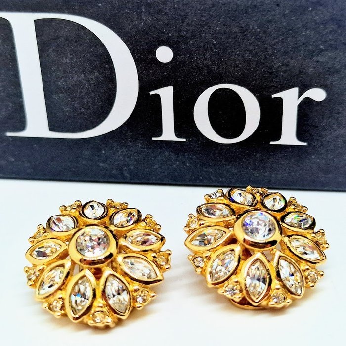 Dior - Plaqué or - Boucles d'oreilles