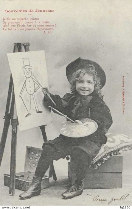 Φαντασία - Εικονογράφος BERGERET - Καρτ-ποστάλ (109) - 1902-1910