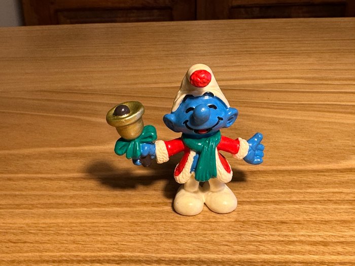主題系列 - 聖誕原型：帶鈴的藍色小精靈 1984 年葡萄牙製造 - PEYO, Schleich