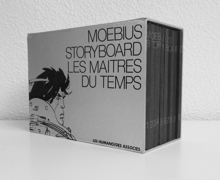 Moebius - Storyboard - Les Maitres du Temps - 10x B + emboitage - 10 Album - Edizione limitata - 1982