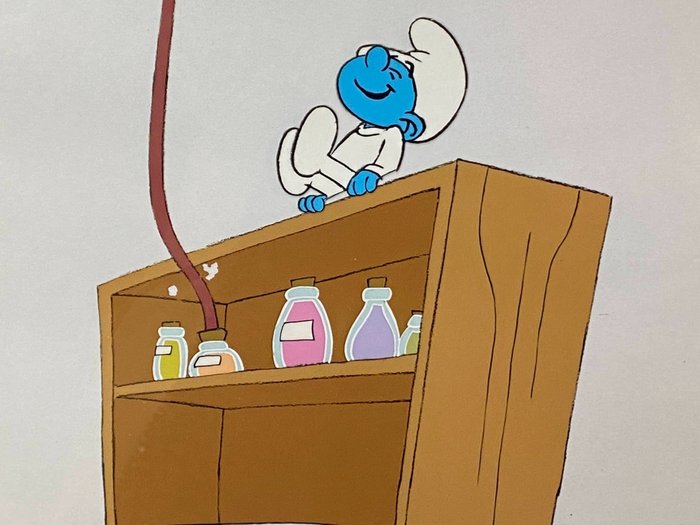 The Smurfs, 1981 - 1 Cel de animación original