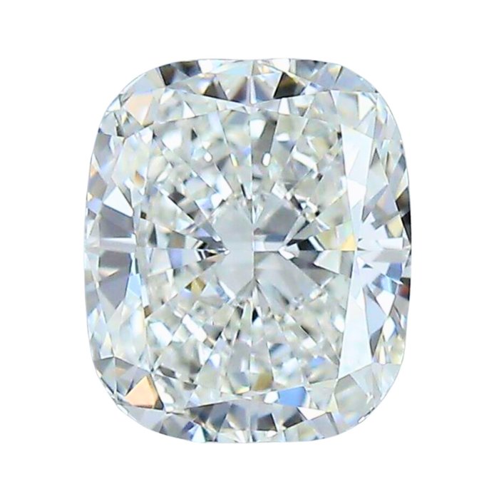 1 pcs Diamant - 0.71 ct - Kissen - G - VVS1