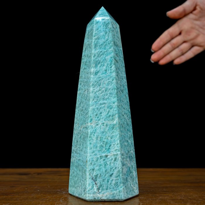 First Choice Natural AAA++ Amazonite Obelisk- 1070.05 g