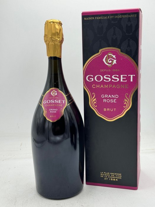 Gosset, Champagne Gosset Grand Rosé - Champán Brut - 1 Magnum (1,5 L)
