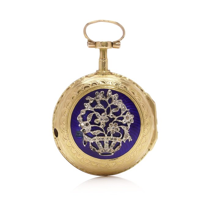 Antique 18th-centurykey wind pocket watch - Damen - Vor 1850