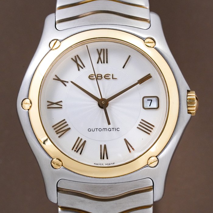 Ebel - Classic Wave Automatic Gold Bezel - 1120F41 - Hombre - 2000 - 2010