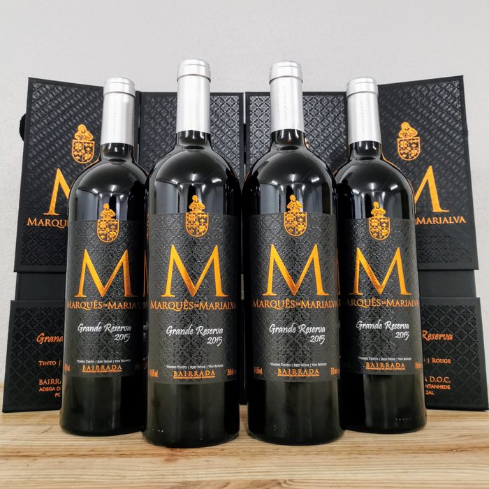 2015 Marquês de Marialva - 拜拉達 Grande Reserva - 4 瓶 (0.75L)