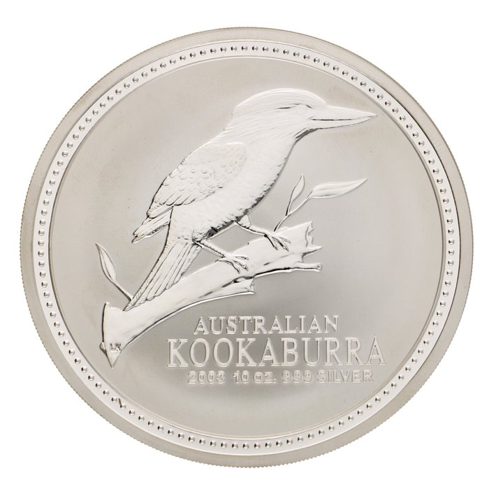 Australië. 10 Dollars 2003 - ''Kookaburra'' 10 Oz