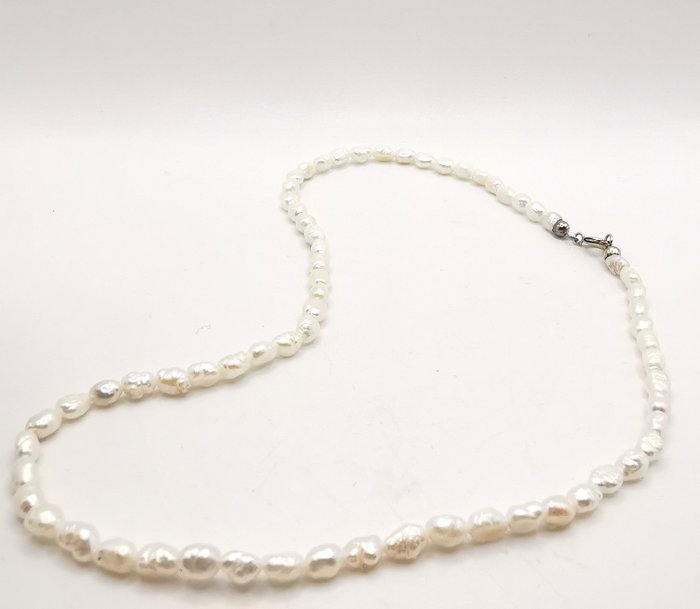 Perle - Silber - Halskette