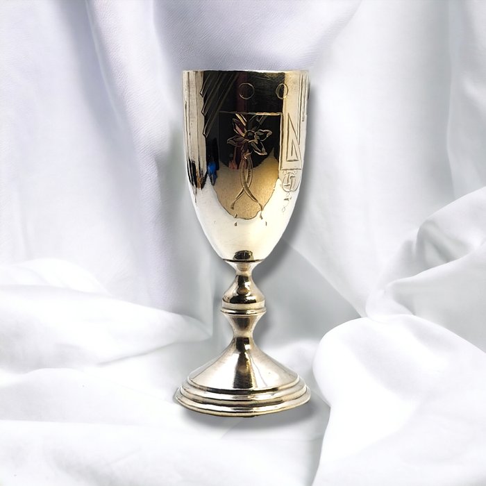 Puchar (1) - Srebro pr. 875 (84 Zolotniki), Imperial Russian 84 zolotnik (próba .875) srebrny kielich do wódki ok. 1900 r.