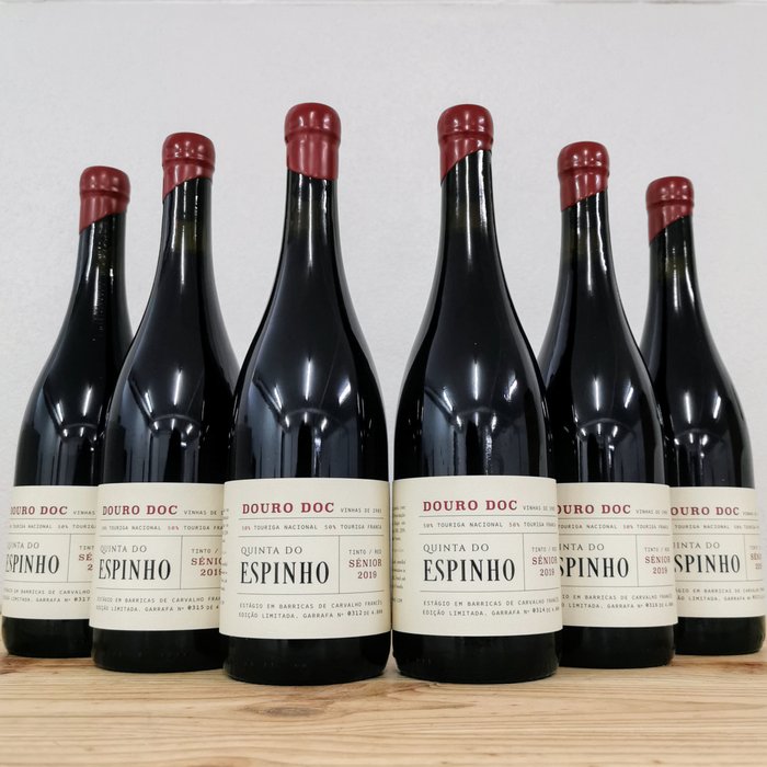 2019 Quinta do Espinho, Sénior - Douro DOC - 6 Bottiglie (0,75 L)