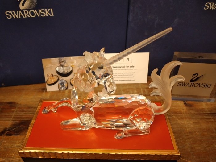 Szobrocska - Swarovski - SCS - Annual Edition 1996 - Unicorn - 191727 - Boxed - Kristály