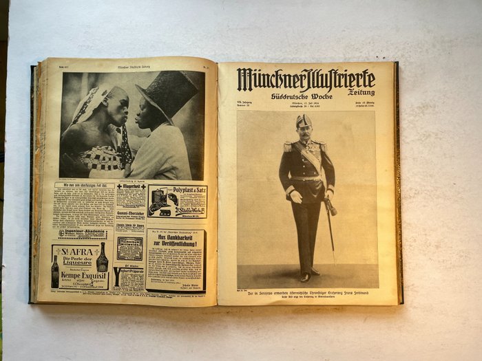 verschillende auteurs en illustratoren - Münchner Illustrierte Zeitung 1914 en 1915 en Berliner Zeitung september - 1894
