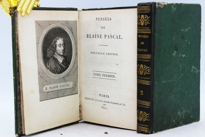 Blaise Pascal - Pensées De Blaise Pascal - 1820