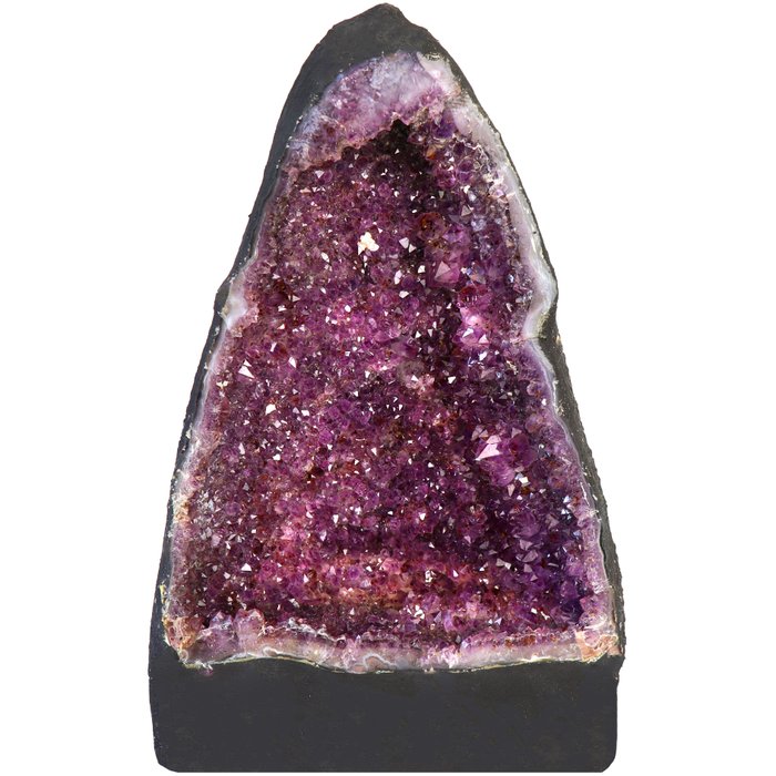 AA 品質 - '生動紫水晶 - 39x24x18 公分 - 晶洞- 12 kg