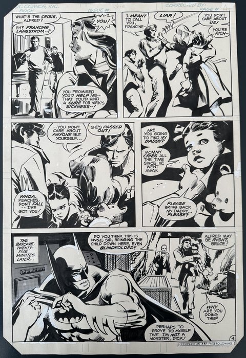 Colan, Gene / Janson, Klaus - 1 Original page - Batman #348 - 1982