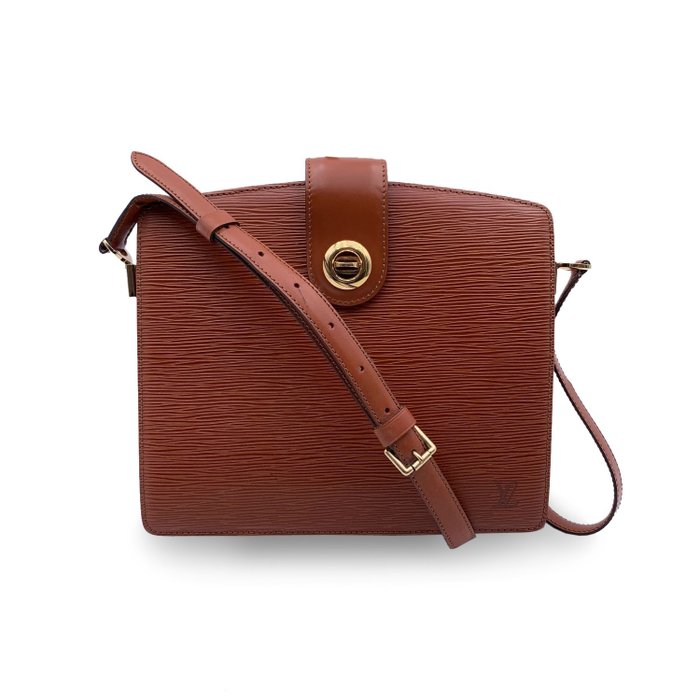 Louis Vuitton - Vintage Brown Epi Leather Capucine Shoulder Bag - Crossbody väska