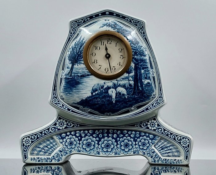 Reloj - Societe Céramique Maastricht - Loza de barro - 1930-1940