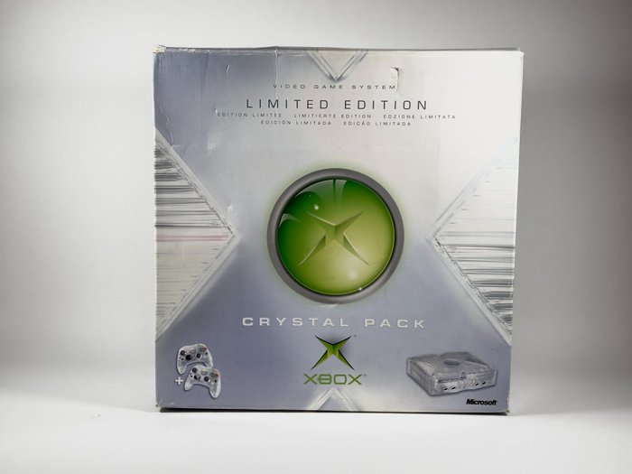 Microsoft - Xbox Crystal in original Box CIB unique serial number very RARE to find Unique Serial Number - Console per videogiochi (1) - Nella scatola originale