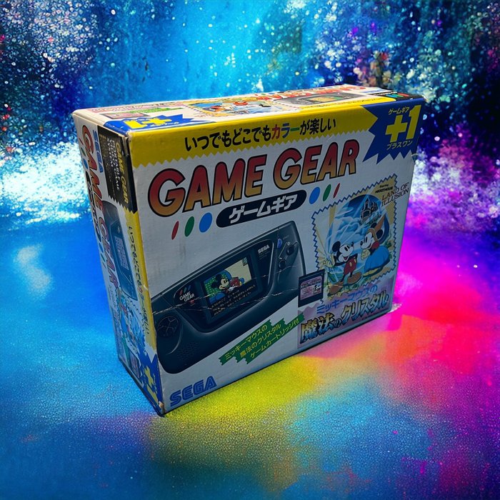 Sega - Game Gear (Japanese version) + TV Tuner & accessories - Videopelikonsoli - Alkuperäispakkauksessa