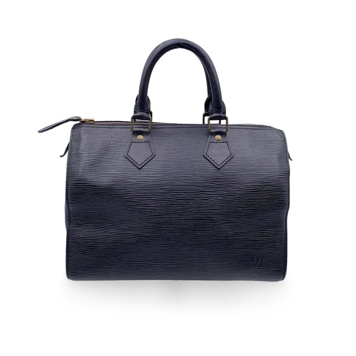 Louis Vuitton - Vintage Black Epi Leather Speedy 28 Boston Bag - 手提包