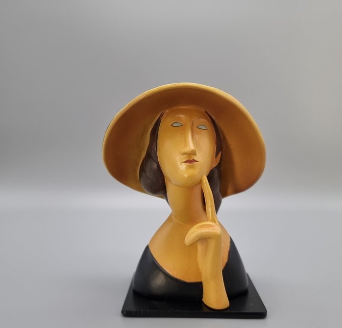 Amedeo Modigliani - Statuetta - Jeanne Hébuterne - Resina/Poliestere