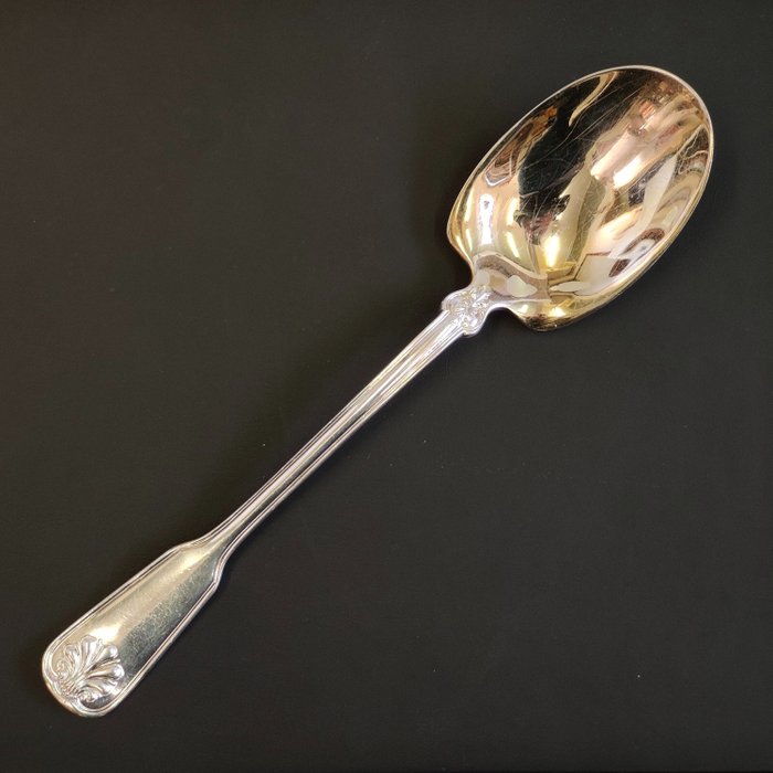 Tiffany & Co. - Serving spoon - Shell & Thread Sterling Silver 182.46 g - 