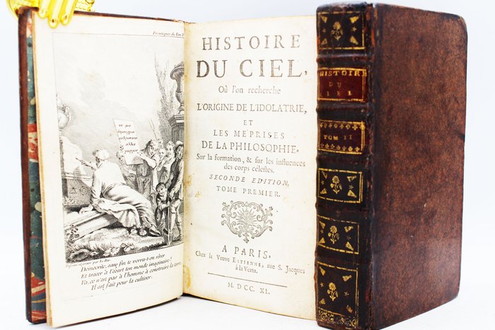 L'Abbé Noel Antoine Pluche - Histoire Du Ciel, Ou L'On Recherche L'Origine De L'Idolâtrie Et Les Méprises De La Philosophie - 1740