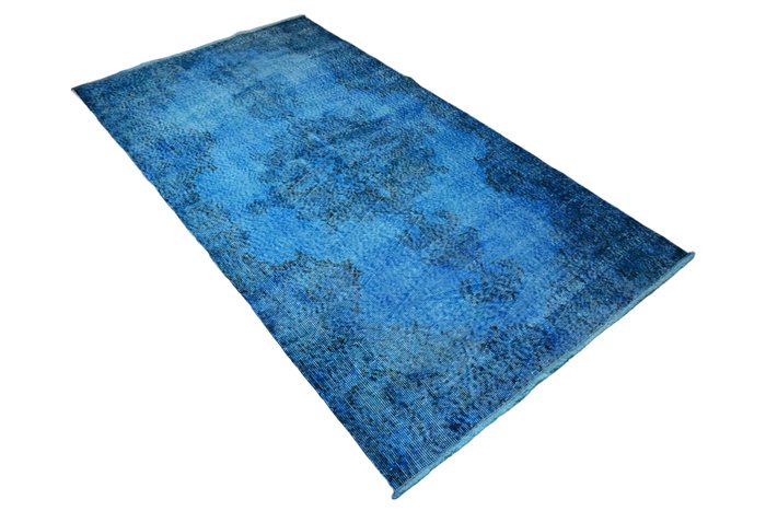 蓝色复古 √ 证书 √ 干净如新 - 小地毯 - 215 cm - 117 cm