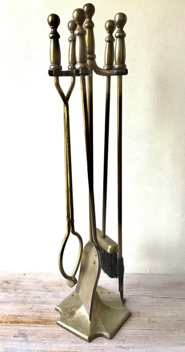 Peis-tilbehør - Flott peissett i bronsefarget metall/messing