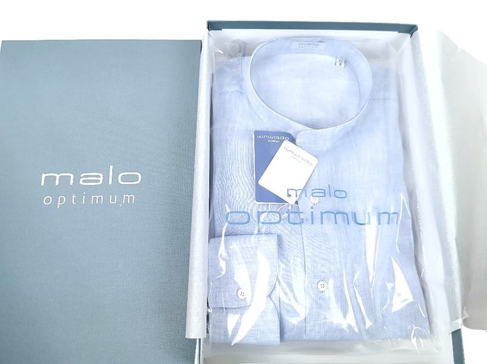 Malo - NEW, 100% Linen/Flax - Shirt