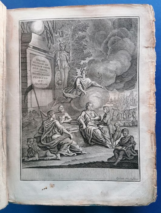 François Halma - Woordenboek der Nederduitsche en Fransche taalen | Dictionnaire flamand & françois - 1781