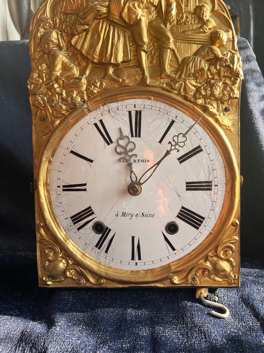 挂钟 - 康图瓦兹钟 - 浪漫 - 钢, 黄铜 - 1850-1900