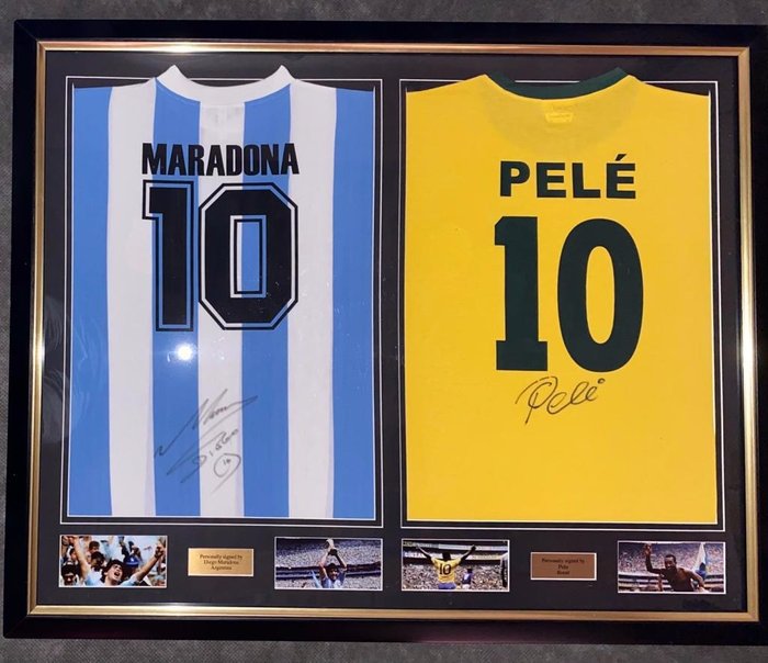 Brasil & Argentina - Pele & Maradona - Maglia da calcio