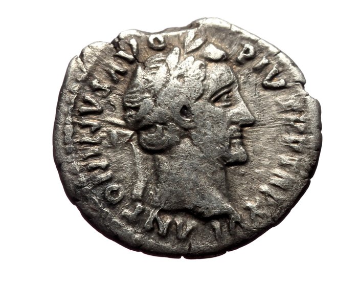 Empire romain. Antonin le Pieux (138-161 apr. J.-C.). Denarius  (Sans Prix de Réserve)