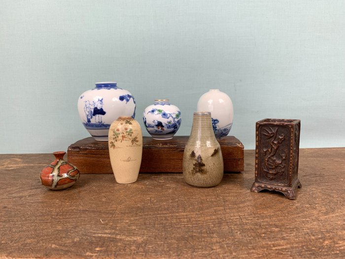 Vaso - Ceramica - Giappone  (Senza Prezzo di Riserva)