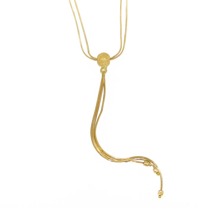 Necklace with pendant Yellow gold, 18 carats 